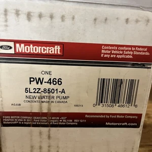 Motorcraft New Water Pump PW-466, 5L2Z-8501-A - Picture 1 of 3