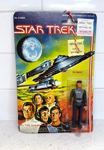 Modellino Mego Star Trek Mr. Spock 1979 sigillato su scheda #91200/2 TMP - Foto 1 di 3