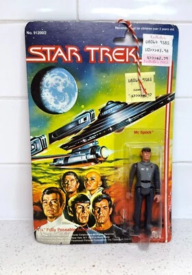 Modellino Mego Star Trek Mr. Spock 1979 sigillato su scheda #91200/2 TMP - Immagine 1 di 3