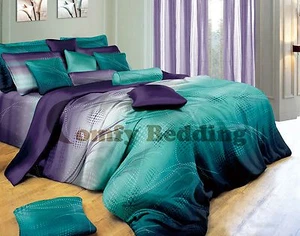 twilight print luxury 100% cotton bed products: duvet cover set or accessories - Picture 1 of 3