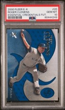  2000 Fleer E-X Roger Clemens Essential Credential Future 34/41 PSA 10 