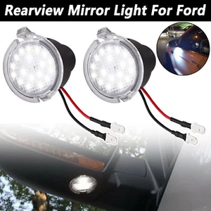 Rear View Mirror Puddle Side LED Lights For Ford F150 Explorer Edge Fusion 1Pair - Picture 1 of 12