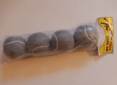 4 PACK TIGER Pre-Cut Walker/Chair/Desk Tennis Ball Glides Slides Gray