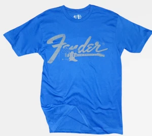 Men's T Shirt -Fender Music Tees-Guitar -Rocker Dude -NEW - Picture 1 of 3