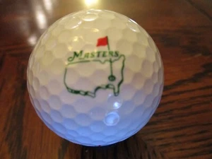 VINTAGE MASTERS TOURNAMENT LOGO SINGLE GOLF BALL Slazenger 1 preowned - Picture 1 of 2