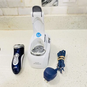 Philips Norelco Speed 8160XL Cordless Electric Shaver w/ Cleaner Charger Station - Picture 1 of 24