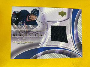 D62265  2001-02 Upper Deck Game Jerseys #NGDS Daniel Sedin 