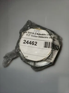 WATTS. P/N: 3001A-2Malleable Iron & Brass 2" FIP X 2" Solder Dielectric Union - Picture 1 of 2