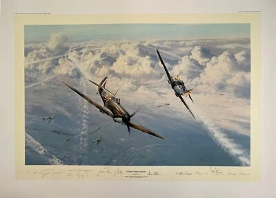 Combat Over London Robert Taylor Rare Limited Edition Print - Image 1 of 4