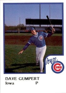 1986 Iowa Cubs ProCards #13 Dave Gumpert South Haven Michigan MI Baseball Card