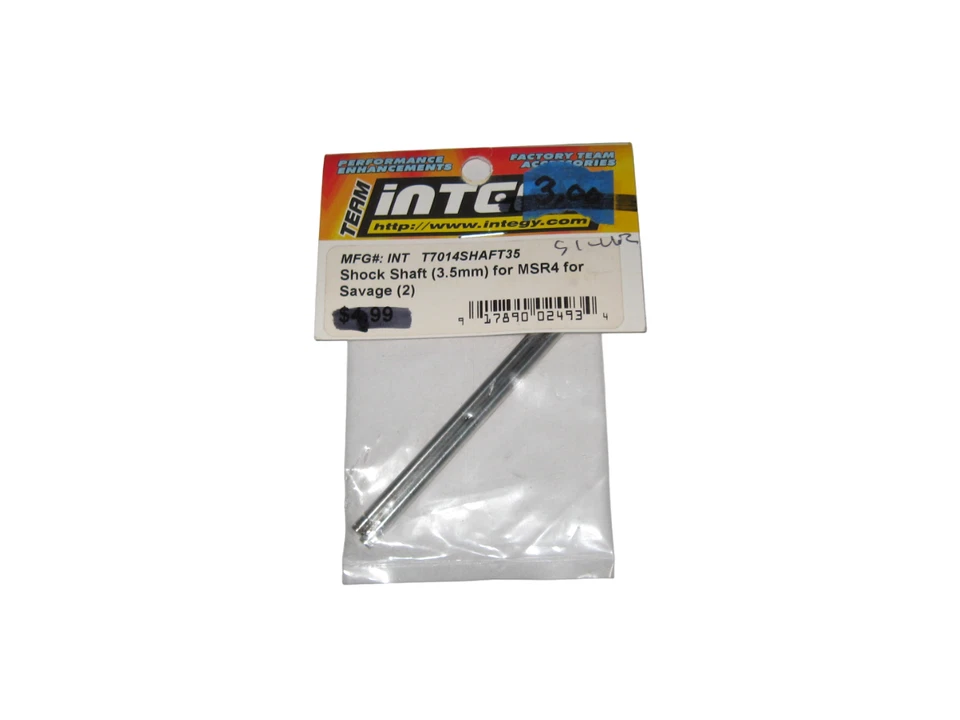 RC Integy HPI Savage Shock shafts Steel Silver (2) T7014SHAFT35 - Image 1 of 1