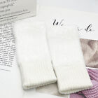 Mink Fleece Soft Winter Half Finger Gloves Women Warm Luxury Solid White Plush