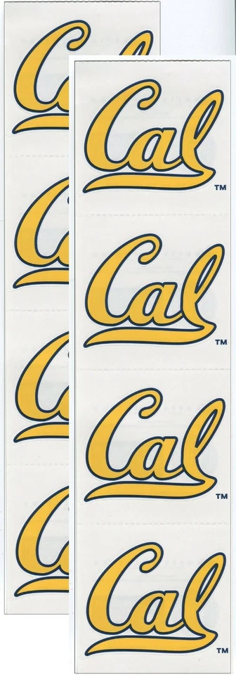 Universidad de California Berkeley OSOS DE ORO 8/pk Logo NCAA Álbum de recortes Pegatinas Foto 1 de 1
