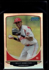 BILLY HAMILTON REDS MINT REFRACTOR ROOKIE  RC  2013 BOWMAN CHROME MINI  B7