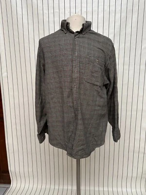 Trader Bay Shirt Mens Gray Glen Plaid Long Sleeve Collared Button Down Size XL - Image 1 of 4