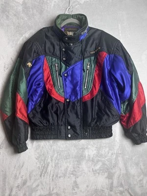 Vintage Descente Ski Jacket Mens Medium Colorblock 90s Snowboard Winter Japan - Image 1 of 4