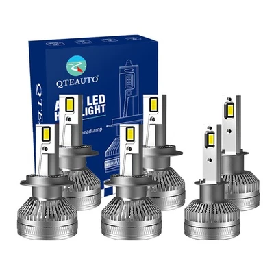 Luz de neblina 6PÇS H1 H7 LED feixe alto baixo 12V 6000K para 1996-2002 Mercedes-Benz E320 - Imagem 1 de 4