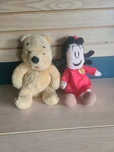 Little Lulu 16’’’ Peluche Bambola Vintage Golden Books Personaggio PIÙ VINTAGE WINNIE POOH - Foto 1 di 11