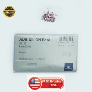 Swarovski Rose 209 Flatback Crystal Xilion Rose 2028 SS5–SS30 Discontinued - Picture 1 of 5