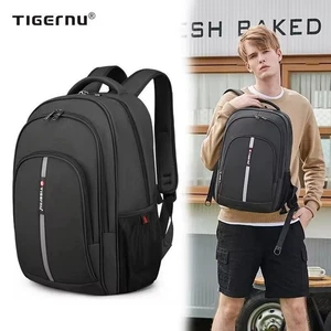 Tigernu Large Man Anti Theft Backpack Waterproof Laptop Business Travel Backpack - Picture 1 of 21
