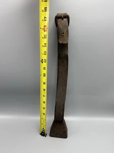 Antike 18" Kuhglocke mit Lederhalsband - Bild 1 von 15