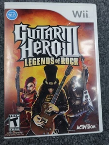 Guitar Hero 3 III Legends Of Rock Wii Excellent Condition - Picture 1 of 3