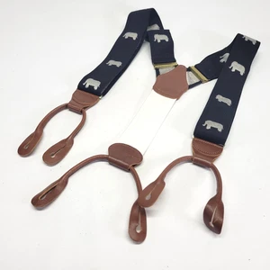 Dooney & Bourke Elephant Suspenders Braces Republican Conservative Button - Picture 1 of 12