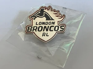 London Broncos Rugby League Club Emaille Pin Anstecker - Bild 1 von 3