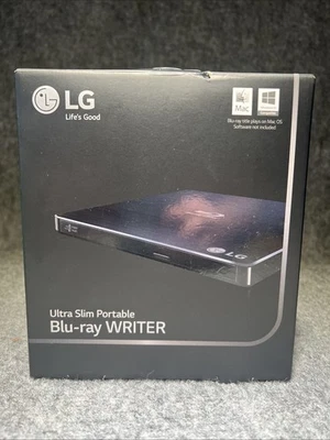 LG BP50NB40 Ultra-Slim External Blu-ray/DVD Writer USBPowered Mac + Win BP50NB40 - Image 1 of 4