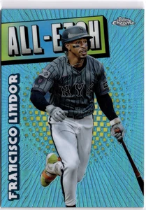 Francisco Lindor 2025 Topps Chrome All-Etch Refractor #CAE-10 Ney York Mets - Picture 1 of 2