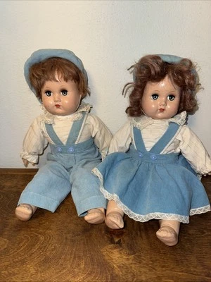 Vintage American Character Baby Doll Twins 15” - Image 1 of 4