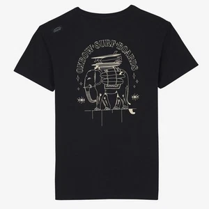 Camiseta OXBOW Para Hombres Tomana Manga Corta Algodón Orgánico Estampada - Negra - M - Imagen 1 de 2