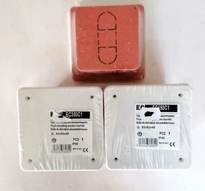 ELETTROCANALI EC350C1, Cassetta Derivazione da Incasso con Coperchio 92X92X45 - Picture 1 of 4