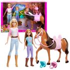 Zestaw do zabawy jeździeckiej | Mattel GXD65 | Lalki Barbie i Stacie z koniem