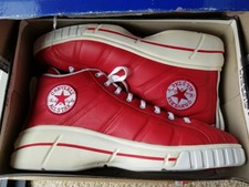 mens black and red converse