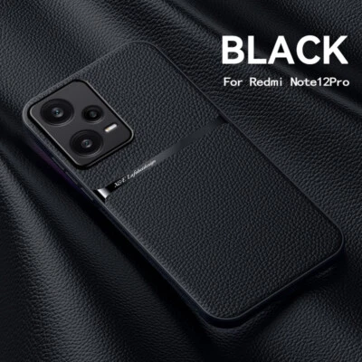 Funda de cuero magnética a prueba de golpes para teléfono Xiaomi Redmi 14C 13 Note 14 13 12 Foto 1 de 4