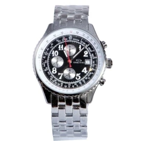 Seapro Watch Men's Stainless Steel Chronograph Black White Watch 2AK131101 - Picture 1 of 4