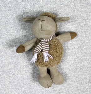 Boltze Gruppe SCHAF LAMM mit Schal 19 cm Kuscheltier Stofftier Plüschtier - Bild 1 von 3