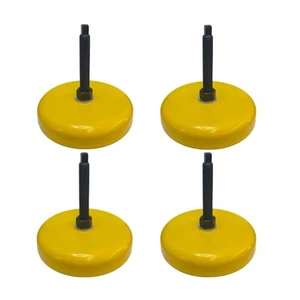 120MM ANTI VIBRATION FEET SET OF 4 500KG PER FOOT MACHINE PADS FEET RDGTOOLS - Picture 1 of 4