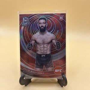 2023 UFC Chronicles Javid Basharat Spectra Red Rookie 71/199