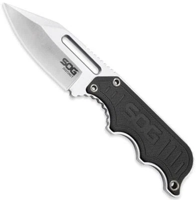 S.O.G. SOG Instinct Mini 2.3" 5Cr15MoV Satin Polished G10 Handle NB1012-CP *NEW* - Image 1 of 4