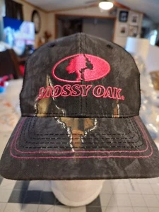 Mossy Oak Mesh Trucker Hat W Adjustable Strap - Picture 1 of 6