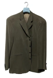 Archival Kasper Sport Coat Suit Jacket Blazer 50R Green - Picture 1 of 2
