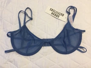 Out From Under Urban Outfitters ungefütterter Bügel BH - 34B Blau Neu mit Etikett - Bild 1 von 4