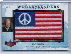 RARE 2020 DECISION RAINBOW JOE BIDEN WORLD LEADERS "PEACE" CARD #WL099 ~ 5/5 USA - Picture 1 of 2