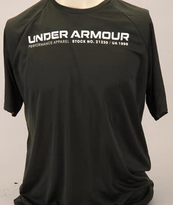 Under Armour Performance Apparel T Shirt Mens Size Medium Dark Green - Picture 1 of 2