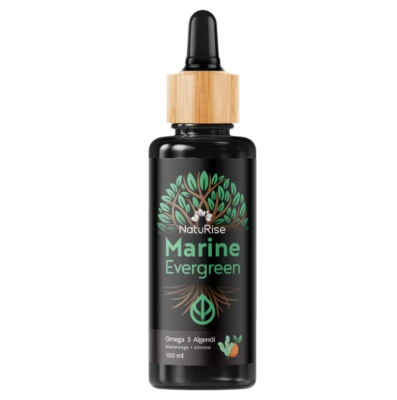 Omega 3 Algenöl Blutorange/Zitrone - NatuRise - Marine Evergreen - 100 ml
