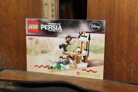Lego Instruction Manual Disney Prince of Persia Sands of Time #20017
