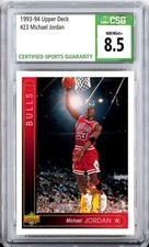 1993-94 Upper Deck #23 Michael Jordan - Chicago Bulls - CSG 8.5 NM/Mint+