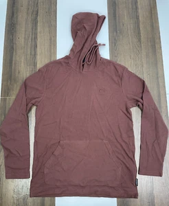 NEW Quiksilver Mens M Waffle Knit Hoodie Sweatshirt Warm Thermal NWT $56 - Picture 1 of 13